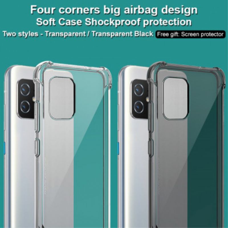 Skal Asus Zenfone 8 Telefonfodral Transparent Silky Imak