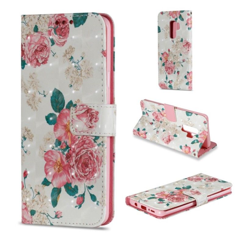 Fodral Samsung Galaxy S9 Plus Frihetsblommor