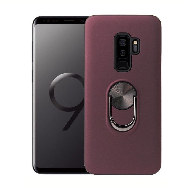 Skal Samsung Galaxy S9 Plus Svart Avtagbar Med Stödring