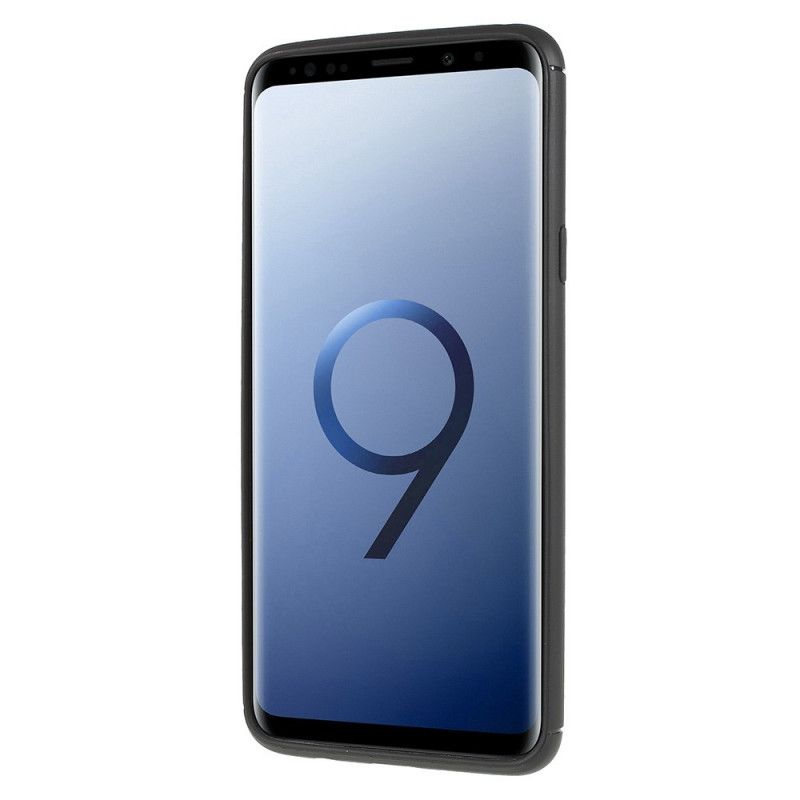 Skal Samsung Galaxy S9 Plus Svart Magnetisk Stödring