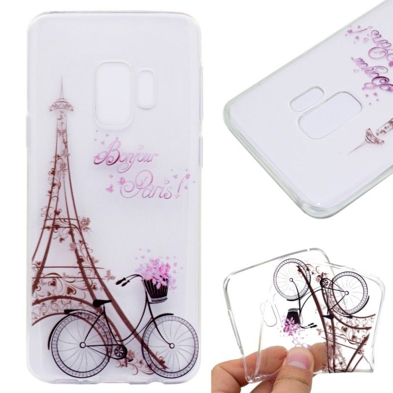 Skal Samsung Galaxy S9 Plus Transparent Hej Paris