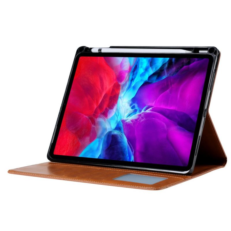 Fodral iPad Pro 11" (2018) (2020) Svart Absorberat Pennhållare I Läder