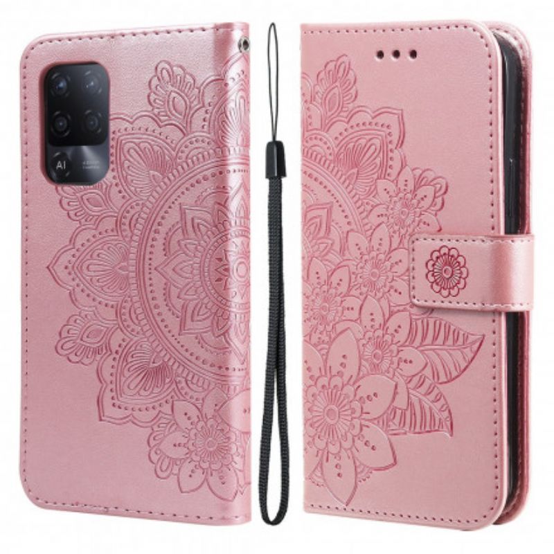 Fodral Oppo A94 5g Blommande Mandala