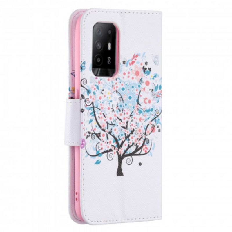 Fodral Oppo A94 5g Blommande Träd