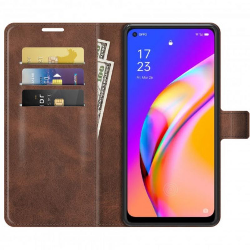 Fodral Oppo A94 5g Slim Extreme Lädereffekt