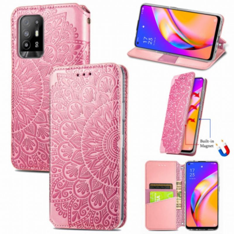 Folio-fodral För Oppo A94 5g Mandala