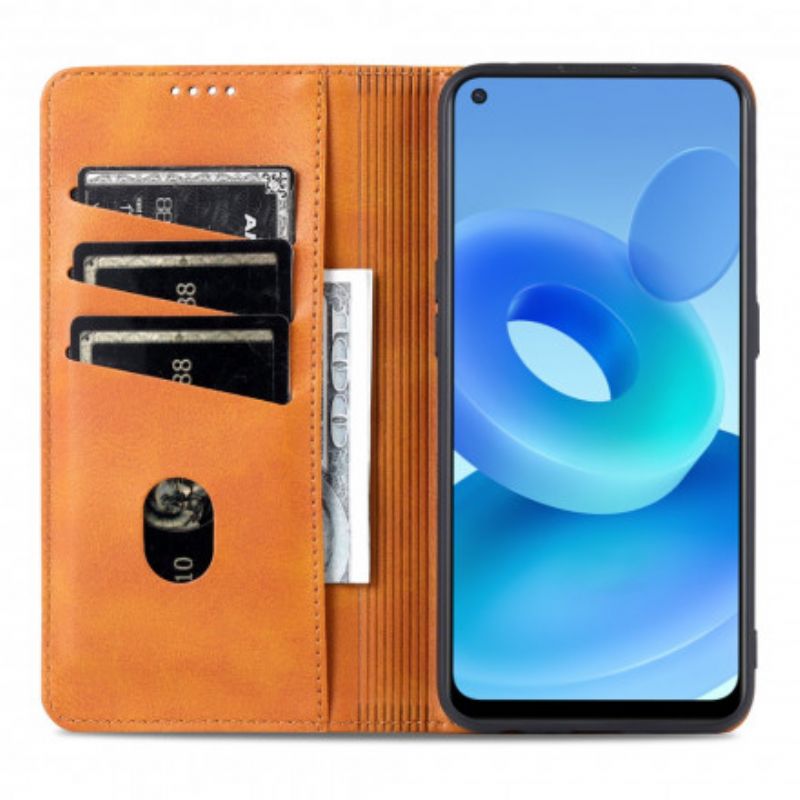 Folio-fodral Oppo A94 5g Azns Läderstil