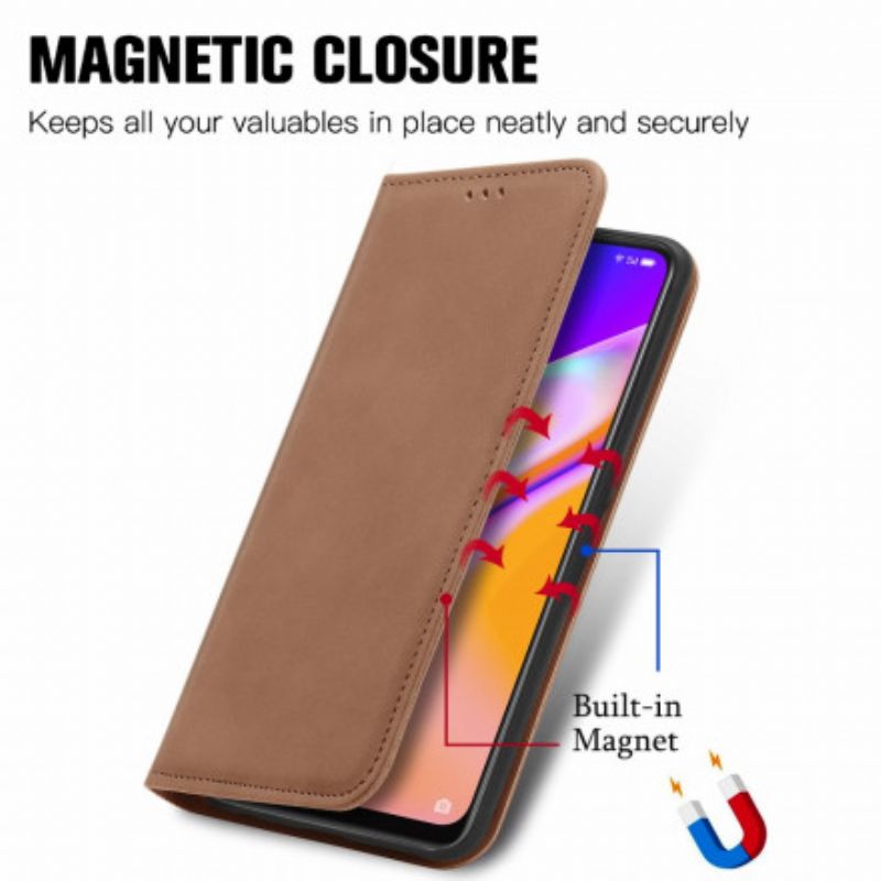 Folio-fodral Oppo A94 5g Skin-touch