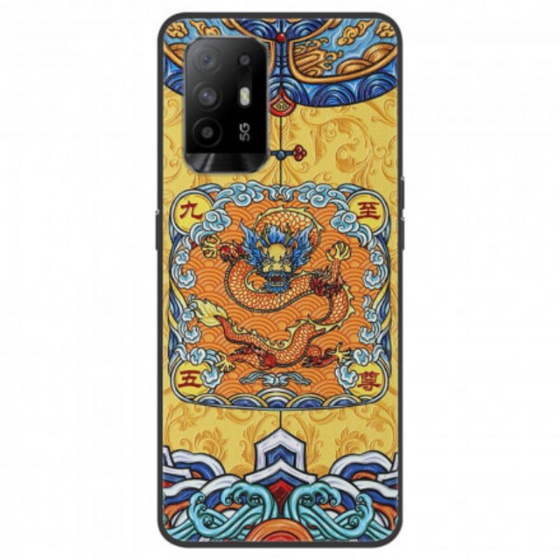 Skal Oppo A94 5g Telefonfodral Asian Dragon