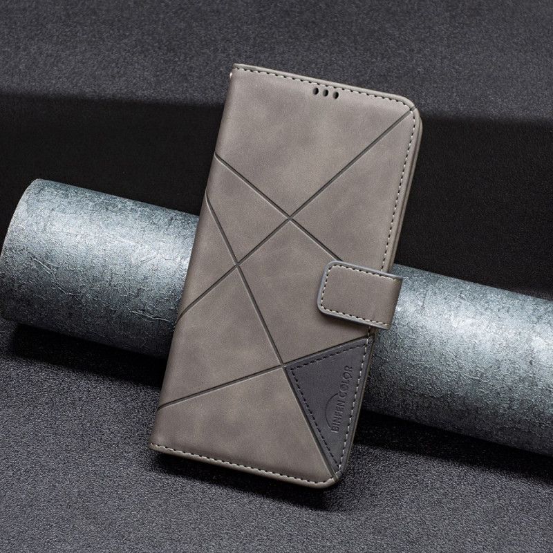 Fodral För Motorola Edge 50 Neo Binfen Färg Geometriskt Mönster