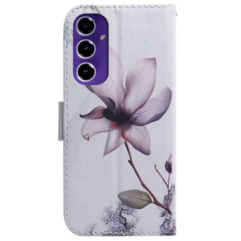 Fodral Samsung Galaxy S24 Fe Rosa Blomma