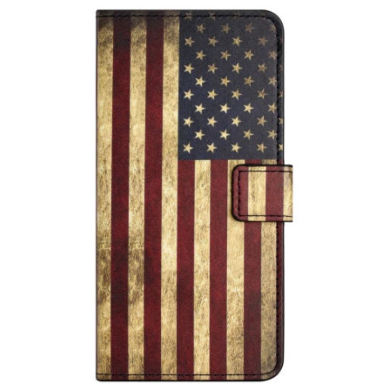 Fodral Samsung Galaxy S24 Fe Vintage Amerikansk Flagga