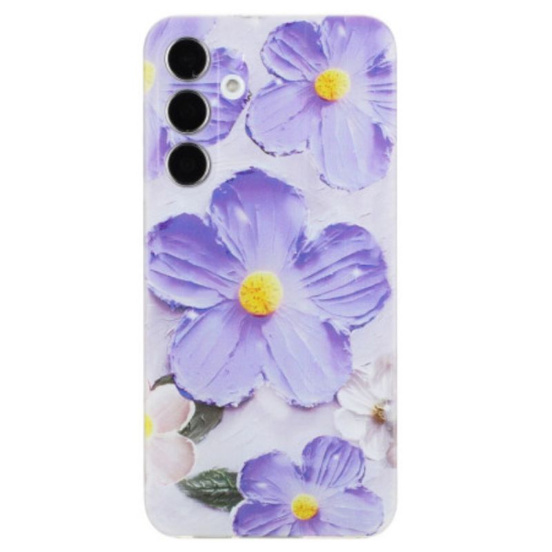 Skal Samsung Galaxy S24 Fe Lila Blommor