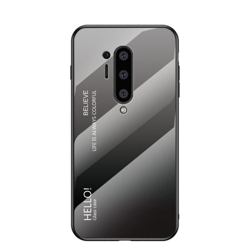 Skal för OnePlus 8 Pro Svart Hej Härdat Glas