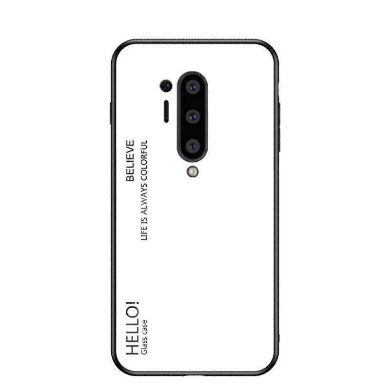 Skal för OnePlus 8 Pro Svart Hej Härdat Glas