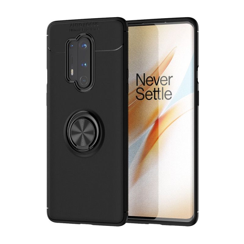 Skal för OnePlus 8 Pro Svart Lenuo Roterande Ring