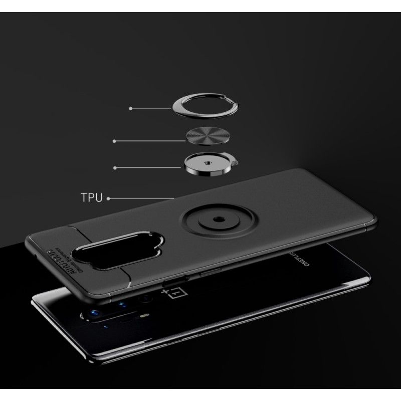 Skal för OnePlus 8 Pro Svart Lenuo Roterande Ring