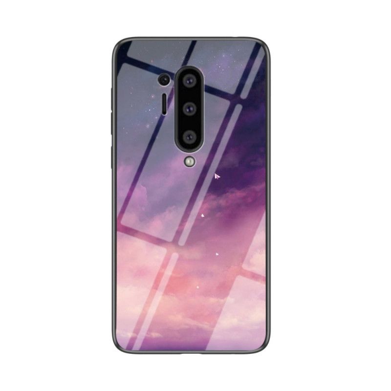 Skal OnePlus 8 Pro Svart Stjärnhimmel Härdat Glas