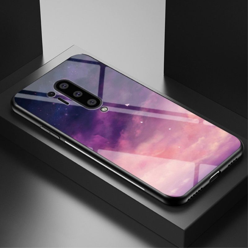 Skal OnePlus 8 Pro Svart Stjärnhimmel Härdat Glas