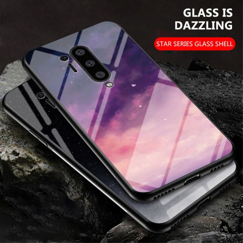 Skal OnePlus 8 Pro Svart Stjärnhimmel Härdat Glas