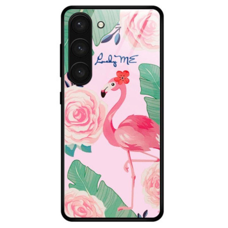 Skal Samsung Galaxy S23 Plus 5G Flamingo Härdat Glas