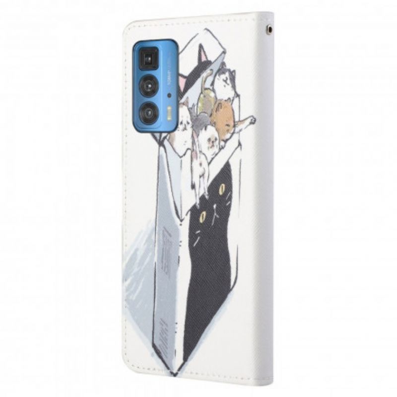 Fodral Motorola Edge 20 Pro Leverans Stringkatter