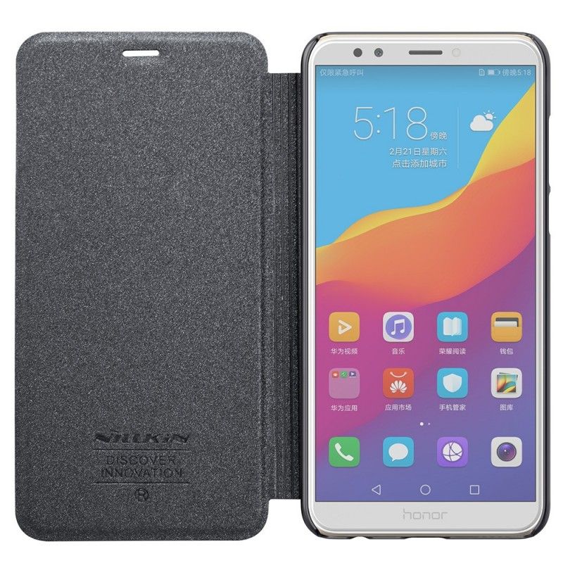 Folio-fodral Honor 7C Svart Nillkin