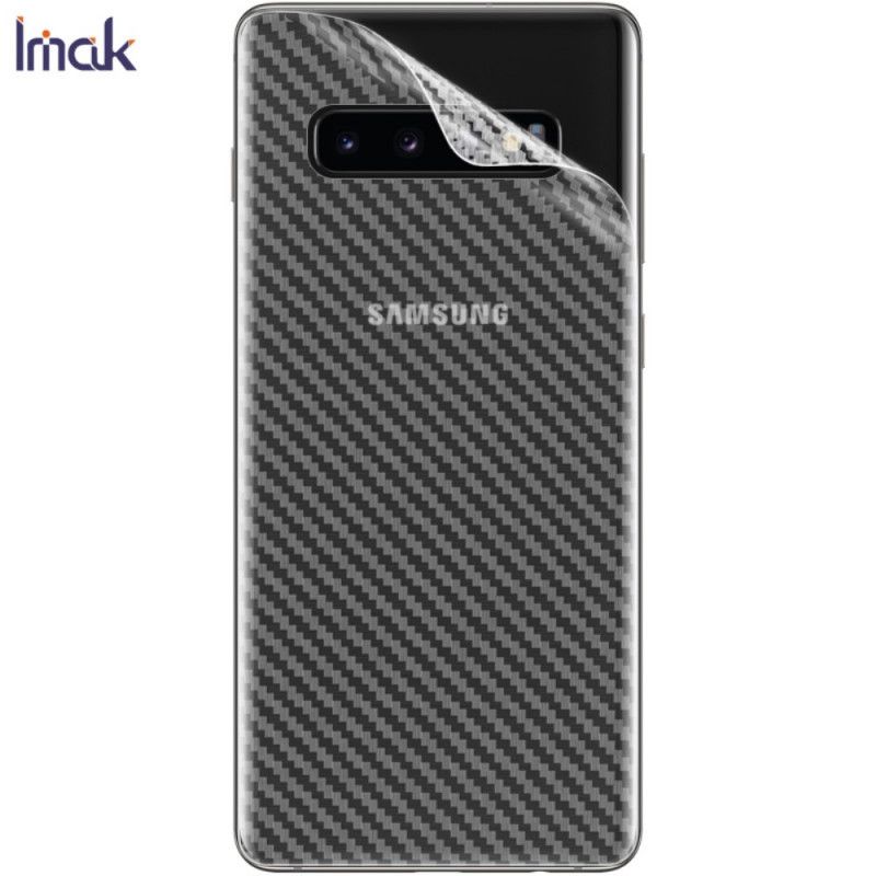 Bakre Skyddsfilm Samsung Galaxy S10 Plus Carbon Imak
