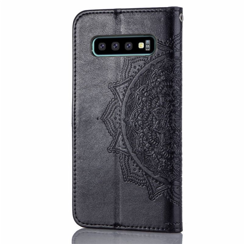 Fodral Samsung Galaxy S10 Plus Svart Mandala I Medelåldern