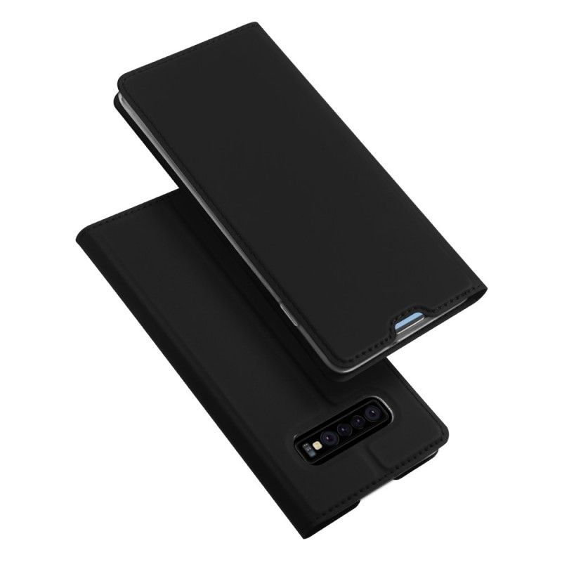 Folio-fodral Samsung Galaxy S10 Plus Svart Förstklassig Serie