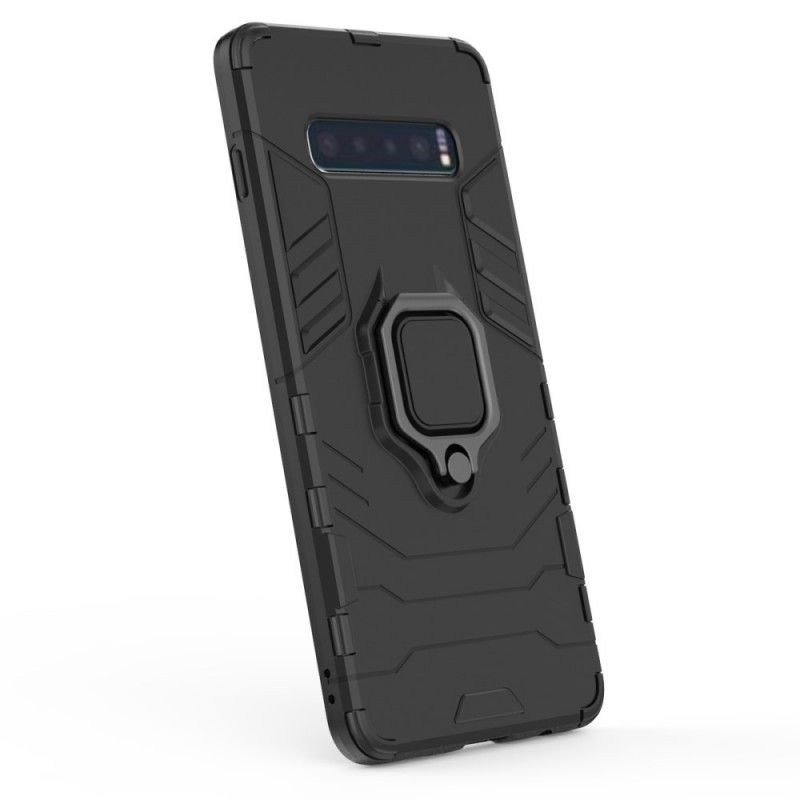 Skal för Samsung Galaxy S10 Plus Svart Resistent Ring