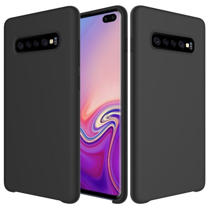 Skal för Samsung Galaxy S10 Plus Svart Silikon