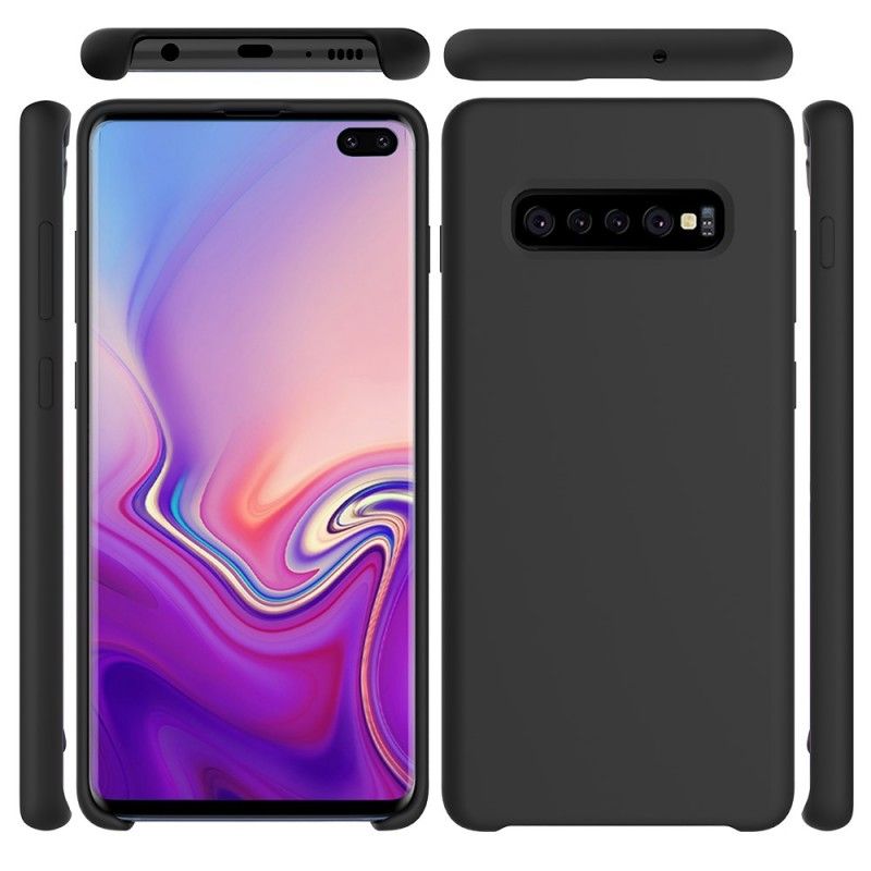 Skal för Samsung Galaxy S10 Plus Svart Silikon