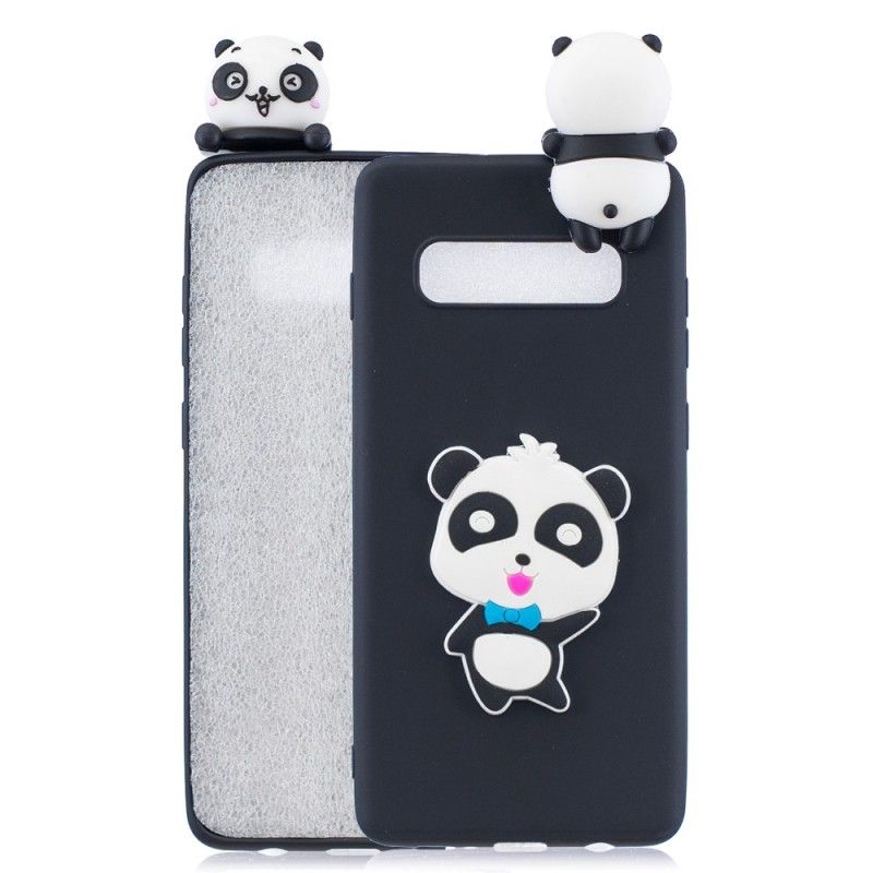 Skal Samsung Galaxy S10 Plus Röd 3D Min Panda