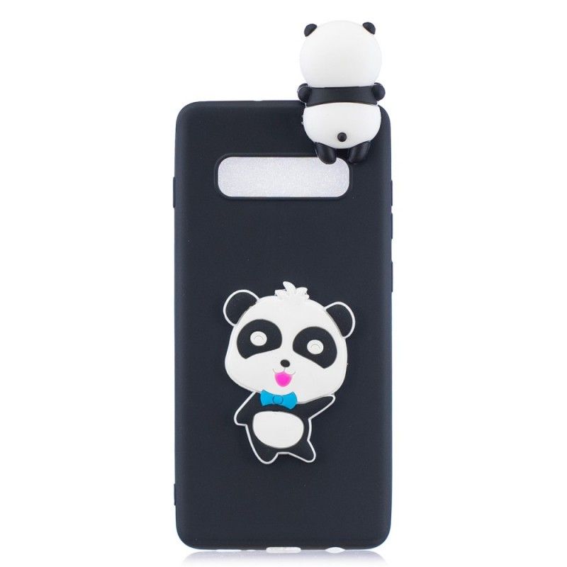 Skal Samsung Galaxy S10 Plus Röd 3D Min Panda