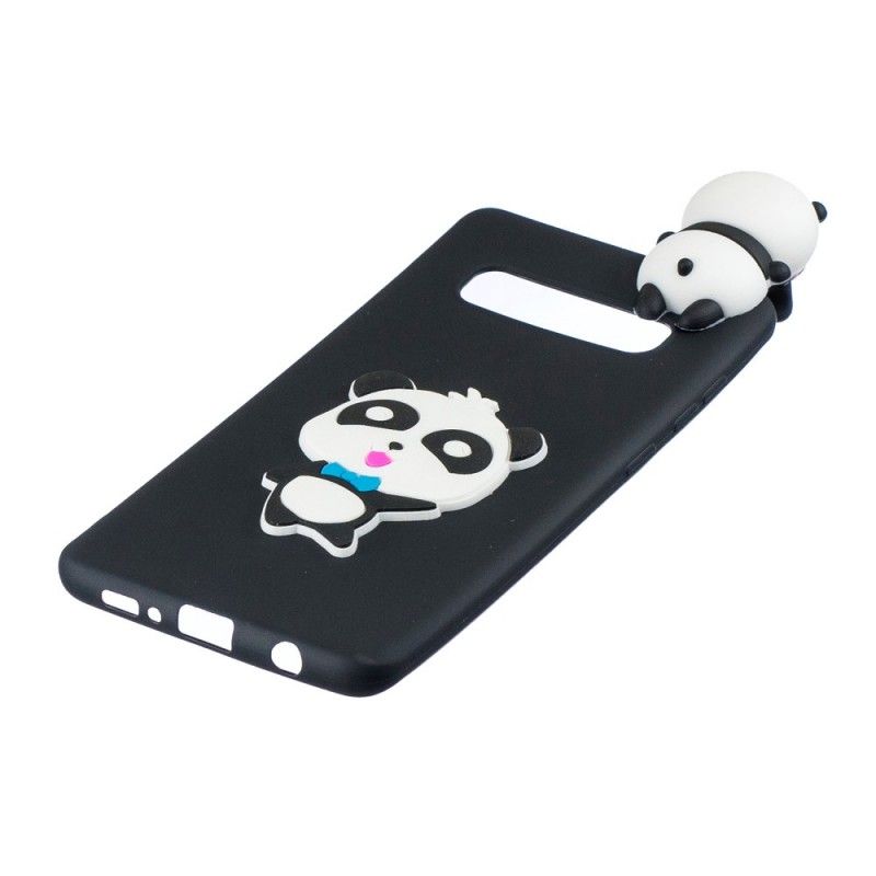 Skal Samsung Galaxy S10 Plus Röd 3D Min Panda