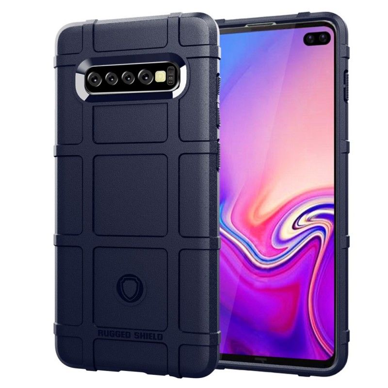 Skal Samsung Galaxy S10 Plus Svart Robust Sköld