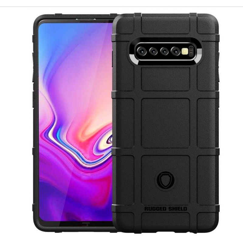 Skal Samsung Galaxy S10 Plus Svart Robust Sköld