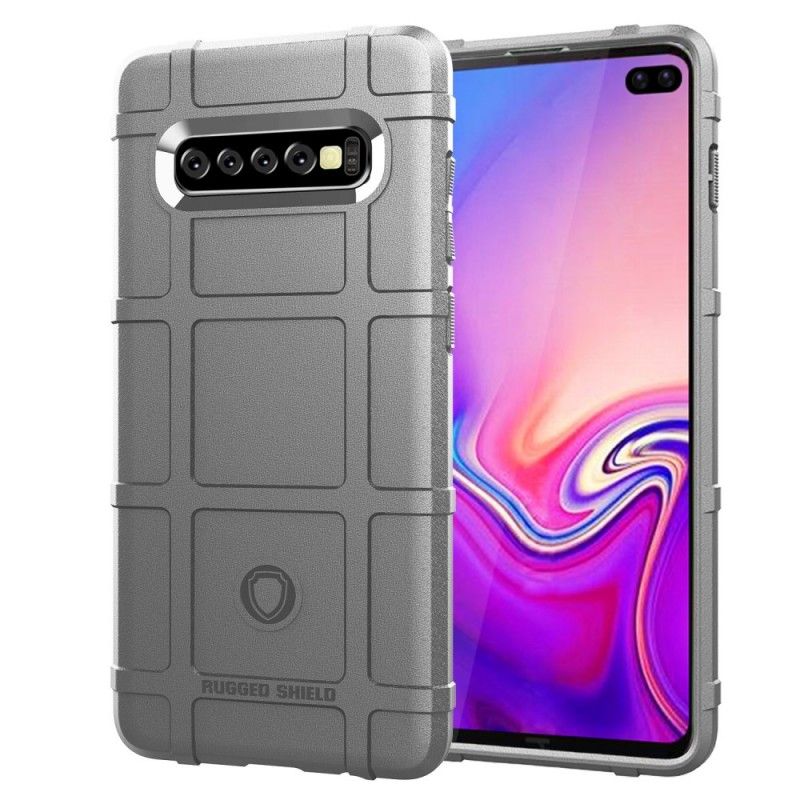 Skal Samsung Galaxy S10 Plus Svart Robust Sköld