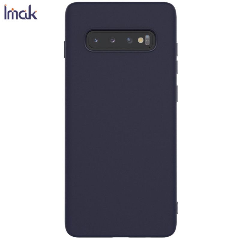 Skal Samsung Galaxy S10 Plus Svart Uc-1-Serie Silikonmatta Imak