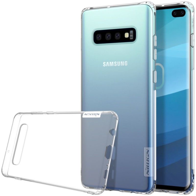 Skal Samsung Galaxy S10 Plus Vit Transparent Nillkin