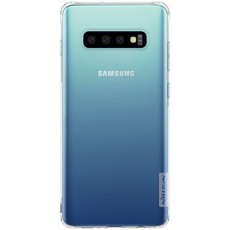 Skal Samsung Galaxy S10 Plus Vit Transparent Nillkin