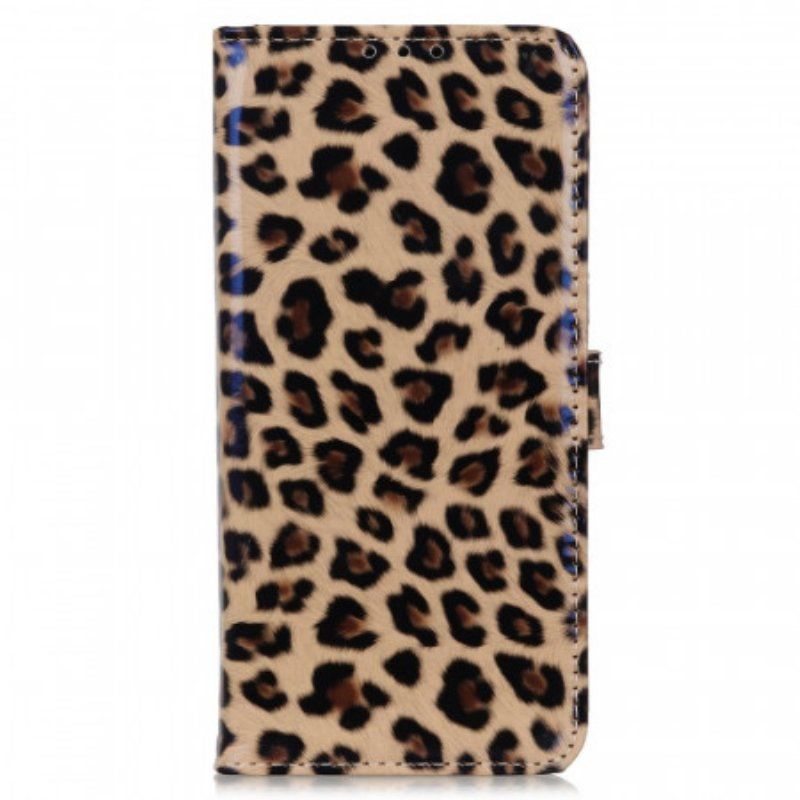 Folio-fodral Honor 50 Pro Pro Simple Leopard