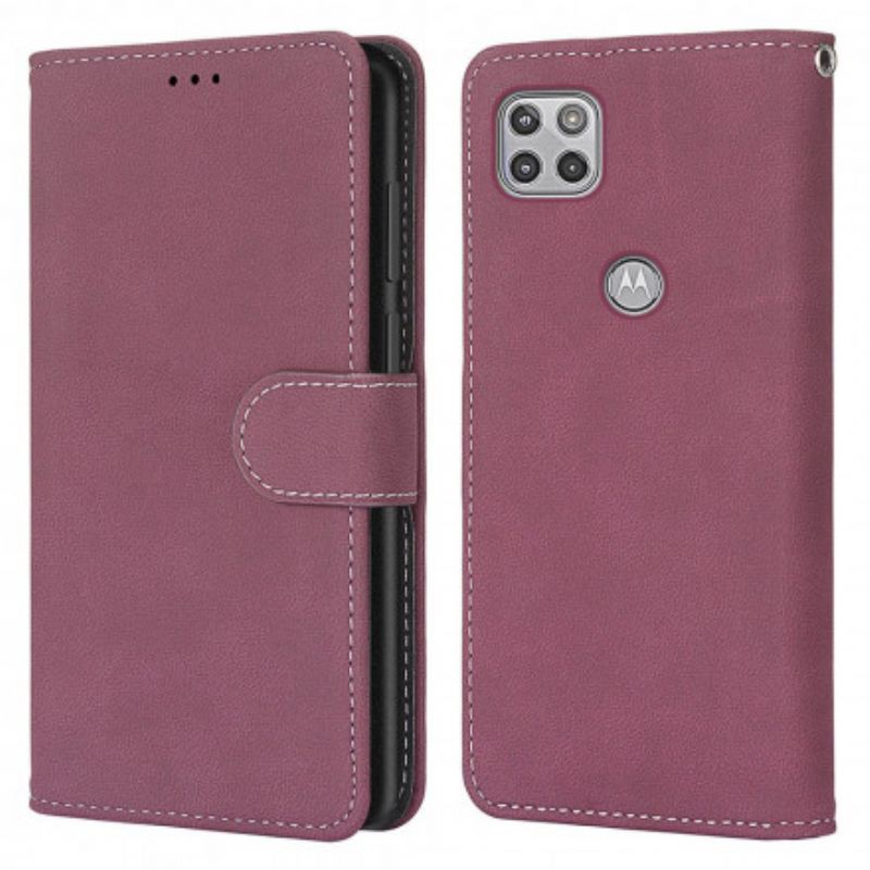 Läderfodral Moto G 5g Telefonfodral Style Leather Vintage Couture