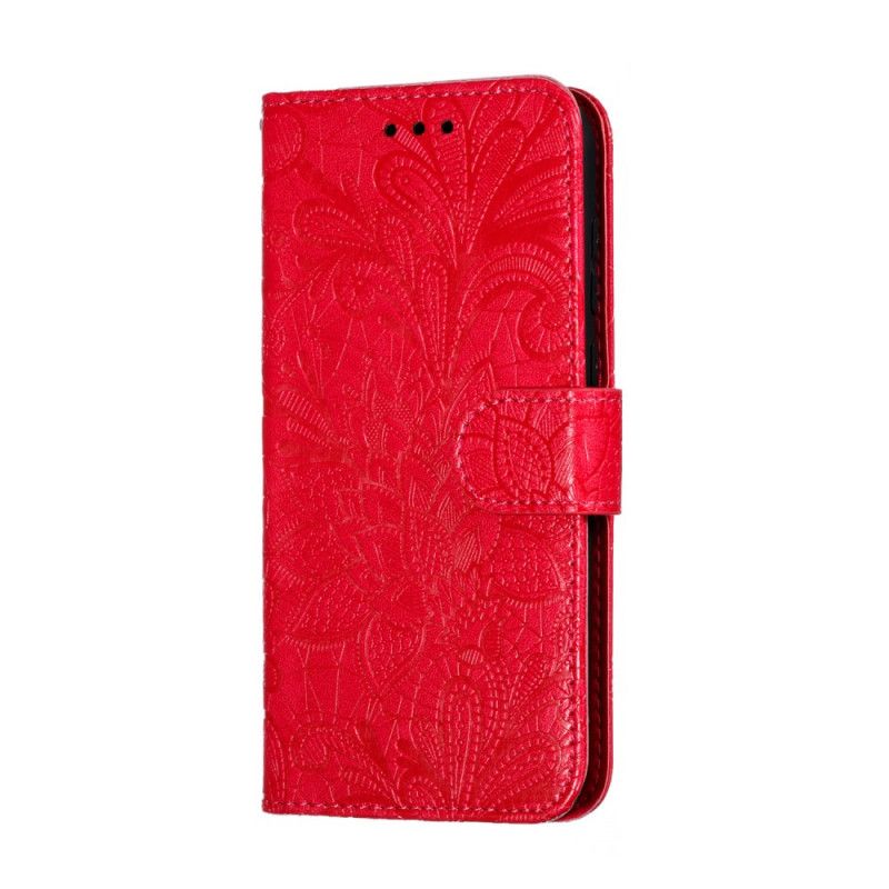 Fodral för Huawei Y5 2019 Lila Tribal Thong Blommor