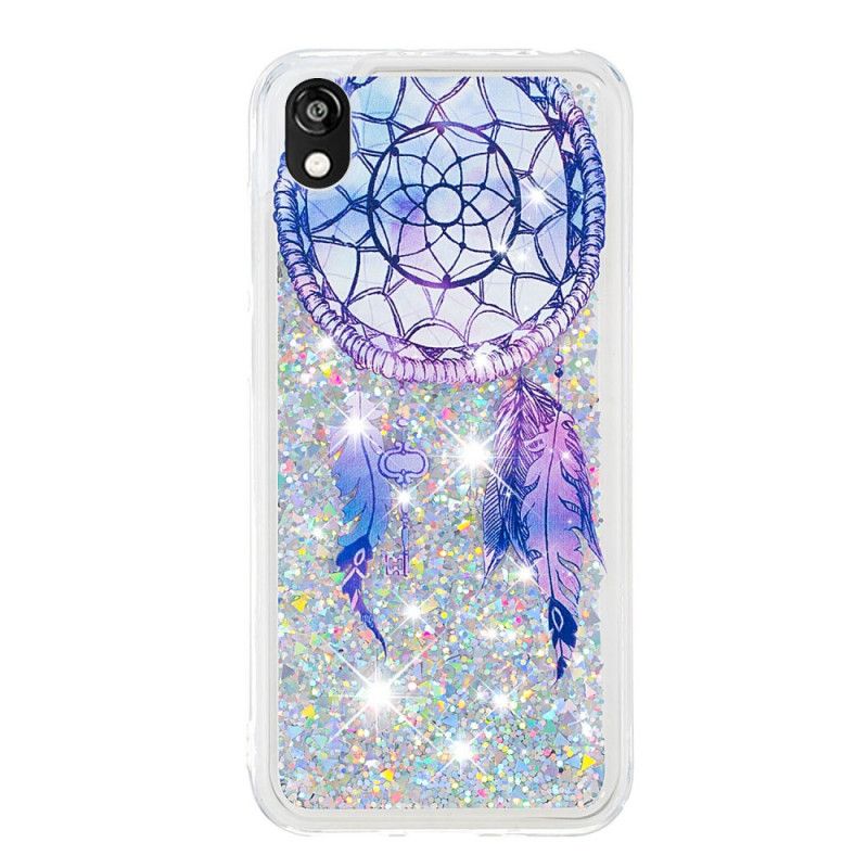 Skal Huawei Y5 2019 Blue Glitter Dreamcatcher