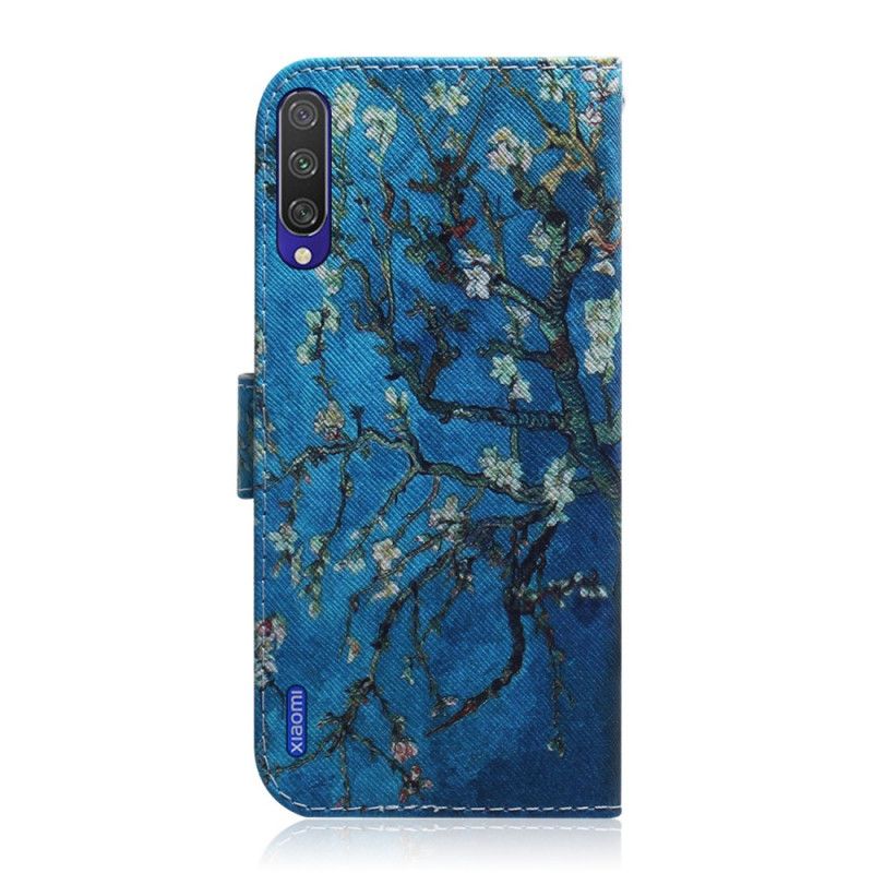 Läderfodral Xiaomi Mi 9 Lite Mobilskal Blommande Träd