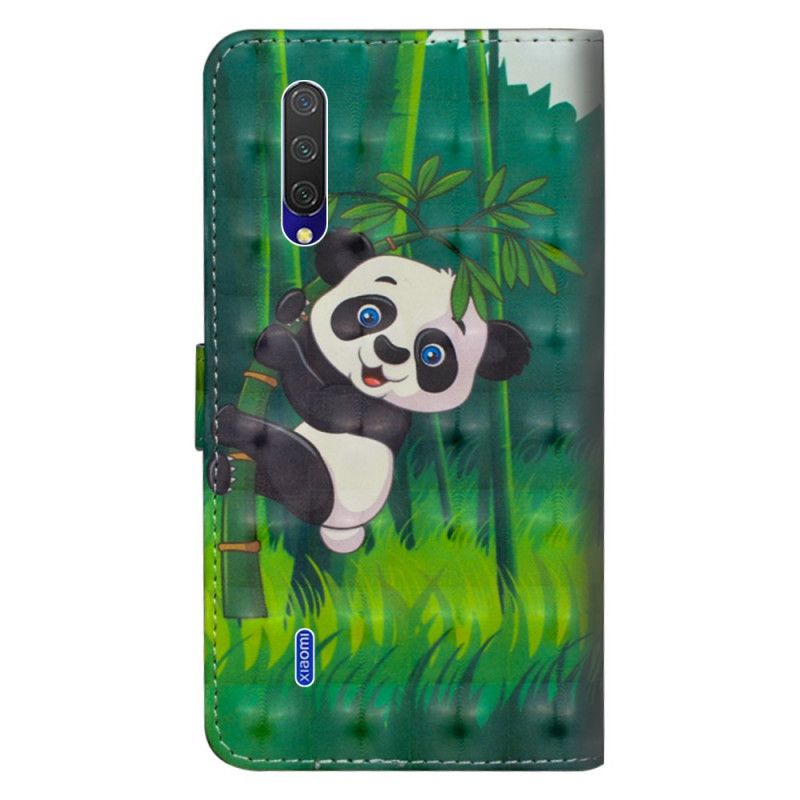 Läderskal Xiaomi Mi 9 Lite Panda Och Bambu