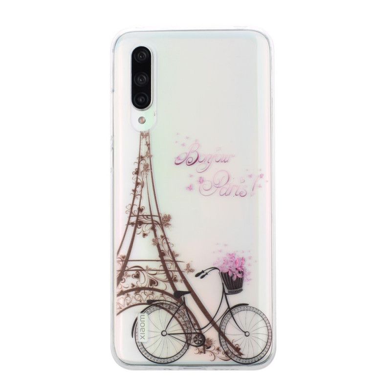 Skal Xiaomi Mi 9 Lite Mobilskal Transparent Hej Paris