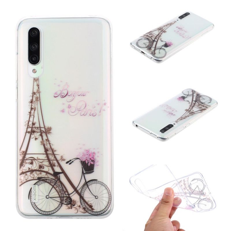 Skal Xiaomi Mi 9 Lite Mobilskal Transparent Hej Paris